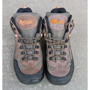 Denali Brown Leather Suede Hiking Lace Up Boots Men's Size 8.5